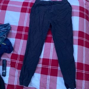 Black joggers American Eagle